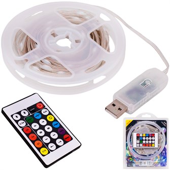 Электрическая гирлянда 10м 100 ламп FG240517045M USB, подкл к телефону 152-997