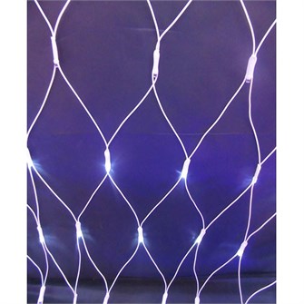 Электрическая гирлянда Сетка 2х2м 200л LED 8реж 23м белый холодный МК-19131 651-196