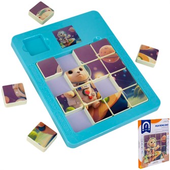 Логическая игрушка P1-1 пятнашки в кор. 419-543