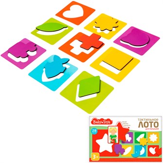 Лото Baby Toys Тактильное для малышей 04879 712-542