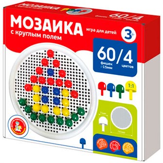Мозаика с круглым полем d15/4 60 эл 02416 712-982