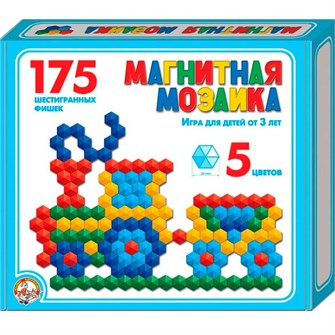 Мозаика магнитная 175 фишек 959 /10/ 112-270