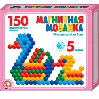 Мозаика магнитная 150 фишек 960 /10/ 112-196