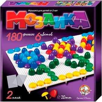 Мозаика 6цв. 180фишек 2007 /Росток/ 212-639