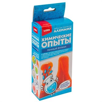 Набор Химические опыты.Пенный вулкан "Красный" Оп-073 712-045