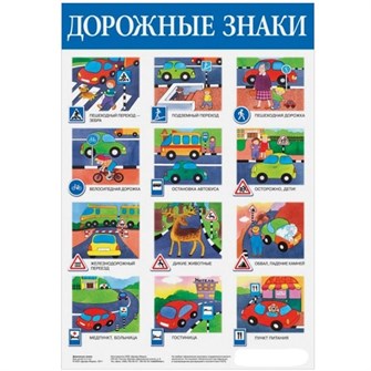 Плакат Дорожные знаки 2097 611-910