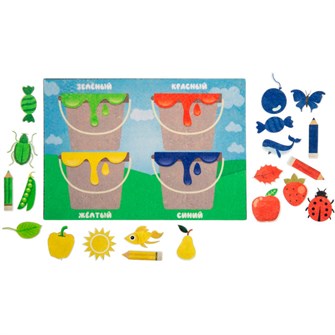Игра Изучаем цвета фетр LIP1218 810-636