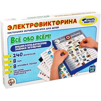 Игра Электровикторина Все обо всем 03642 612-555