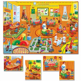 Игра Рассказы по картинкам. В детском саду С-952 512-318