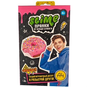 Лизун Slime Лаборатория Пранк Влад Десерт Пончик SS500-40193 547-892