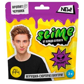 Лизун Slime фиолетовый 80 г. SLM090 547-870