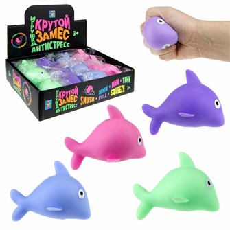 Игрушка Крутой замес Рыбка 4 цв. 1toy Т23231 547-796