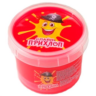 Слайм Прихлоп 50гр Мальчик пират красный 00471 547-749