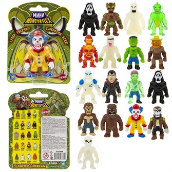 Игрушка MONSTER FLEX MINI тянущаяся фигурка 7см 1Toy Т21688Р 547-325