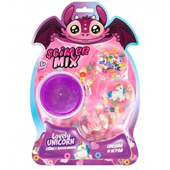 Лизун Slimer Lovely UNICORN в наборе модели,180 г SR150 547-275