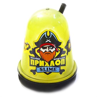 Слайм Прихлоп 130гр Люминофор желтый 00094 СТОК 449-647