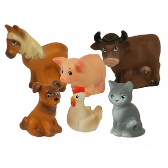 Набор резиновых игрушек Домашние животные 448-479