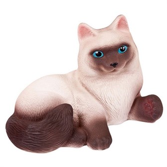 Резиновая игрушка Кошка Сиамка С-631 Огонек /5/ 147-473