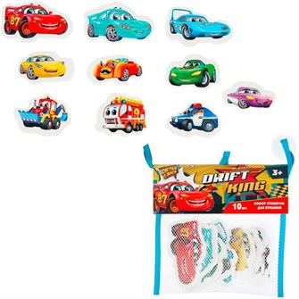 Набор стикеров EVA для ванны 12 шт в сетке КАПИТОШКА SWL-CARS 149-009