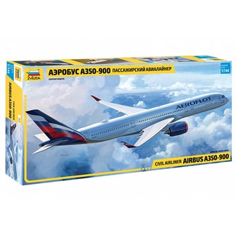 Сборная модель 7039 Самолет А350-900 142-340