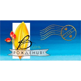 Конверт для денег В день рождения! 075.151 561-808
