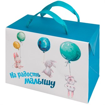 Пакет-коробка 15*11*9 см(S) "На радость малышу"  ПКП-9056 460-450