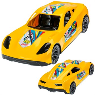 Автомобиль Turbo "V-MAX" желтая 40 см И-5853 301-414