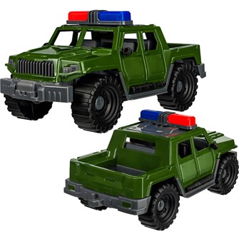 Автомобиль Джип Альфа Патруль без тента, хаки И-8930 203-324