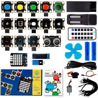 Базовый набор датчиков Yahboom Plugkit Connected Sensor Kit для Arduino проектов 3473