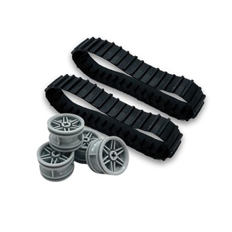 Средние резиновые гусеницы + 4 колеса EV3, Technic 2087