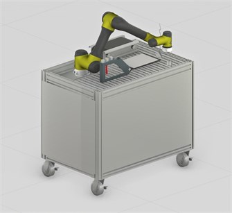 Учебная ячейка на базе промышленного робота Эйдос АС5-900 (базовая комплектация) ✅ 2008