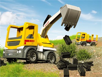 Конструктор Fischertechnik Junior 554194 Грузовики для малышей 5610