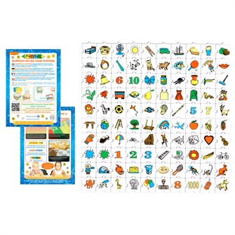 Образовательный конструктор Morphun «Мои первые слова» (100 картинок) Wordphun pictures set 4247