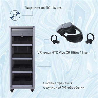 Мобильный класс виртуальной реальности EDUBLOCK XR VR-16 ✅ 8664