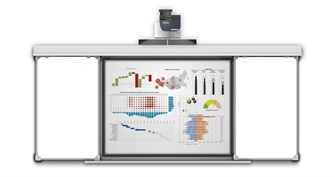🔰Рельсовая система 3600*1200мм с интерактивной панелью 75" (маркерная белая) ✅ 14730