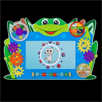 Интерактивная панель с бизибордом Service.Interactive "Лягушонок" (4-5 лет) ✅ 1427