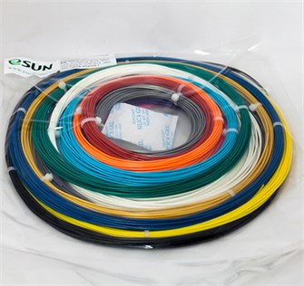 Комплект ABS-пластика для 3D ручек eSUN, 1.75 мм (14 цветов по 9 метров) 15067