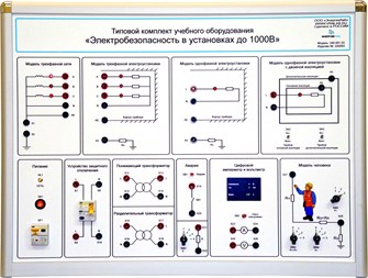Комплект учебно-лабораторного оборудования «Электробезопасность в электроустановках до 1000 В» ✅ 15958
