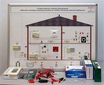 Типовой комплект учебного оборудования «Монтаж и наладка электроустановок до 1000В в системах электроснабжения» ✅ 15980