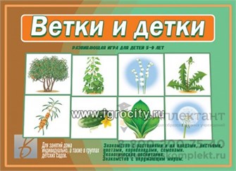 Развивающая игра "Ветки и детки", Весна-Дизайн, арт. Д-512 700550324
