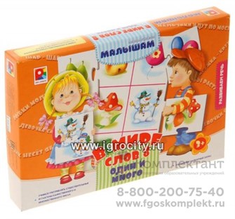 Развивающая игра "В мире слов-8. Один и много" Радуга, арт.С-940 01348960810
