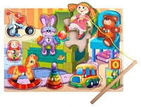 Пазл Мои игрушки магнитики (рыбалка) ДИ307