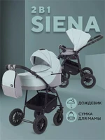 Коляска 2 в 1 Rant Siena 2024 10 серый-ментоловый 5903990641749