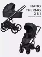 Коляска 2 в 1 Riko Nano Thermo 01 Black 5907729453863