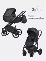 Коляска 2 в 1 Riko Basic Leon 04 Black 5907729454334