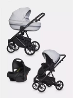 Коляска 3 в 1 Riko Basic Delta 01 Grey Fox 5907729452415
