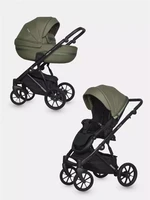 Коляска 2 в 1 Riko Basic Delta Ecco 13 olive 5907729452385