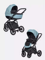 Коляска 2 в 1 Riko Brano Pro Crystal blue 5907729452606