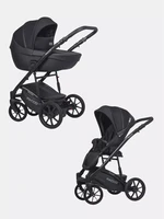 Коляска 2 в 1 Riko Basic Pacco 09 black 5907729453085