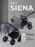 Коляска 2 в 1 Rant Siena 2024 07 серый 5903990641718